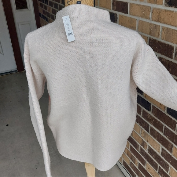 NWT Mock Neck Embellished Floral Sweater - Picture 6 of 11